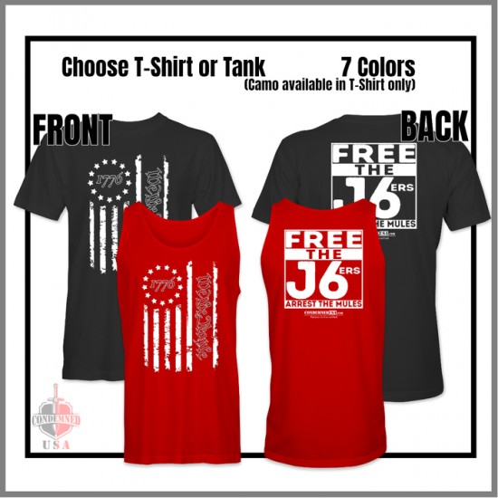 1776 Flag Mens T-Shirt or Tank