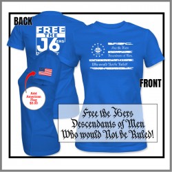 Betsy Ross Descendants of Men Ladies T-Shirts Betsy Ross Descendants of Men Ladies T-Shirts