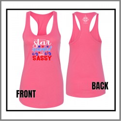 STAR SPANGLED and SASSY Ladies Tanks STAR SPANGLED and SASSY Ladies Tanks