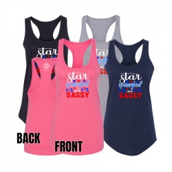 STAR SPANGLED and SASSY Ladies Tanks STAR SPANGLED and SASSY Ladies Tanks
