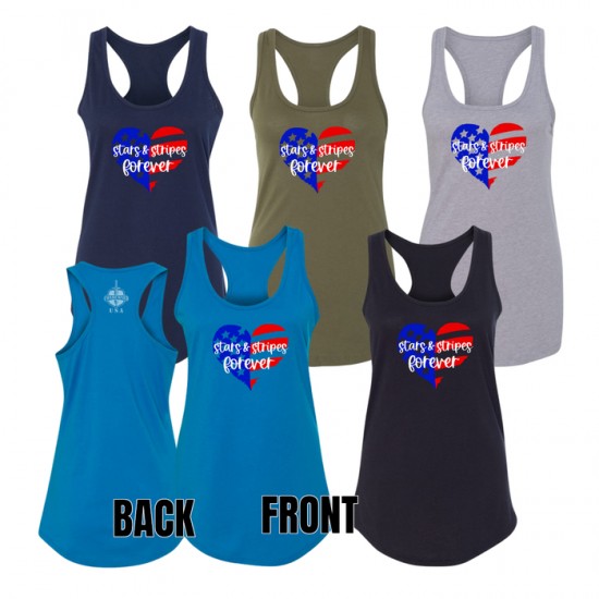 STARS and STRIPES FOREVER Ladies Tanks