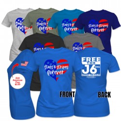 STARS and STRIPES FOREVER Ladies T-Shirts STARS and STRIPES FOREVER Ladies T-Shirts
