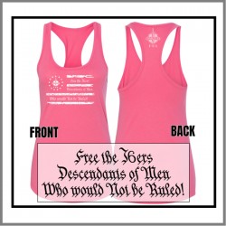 Betsy Ross Descendants of Men Ladies Tanks Betsy Ross Descendants of Men Ladies Tanks