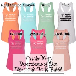 Betsy Ross Descendants of Men Ladies Tanks Betsy Ross Descendants of Men Ladies Tanks