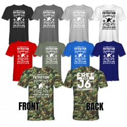 PATRIOTISM Mens T-Shirt PATRIOTISM Mens T-Shirt