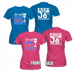 PATRIOTIC WINE Ladies T-Shirts PATRIOTIC WINE Ladies T-Shirts